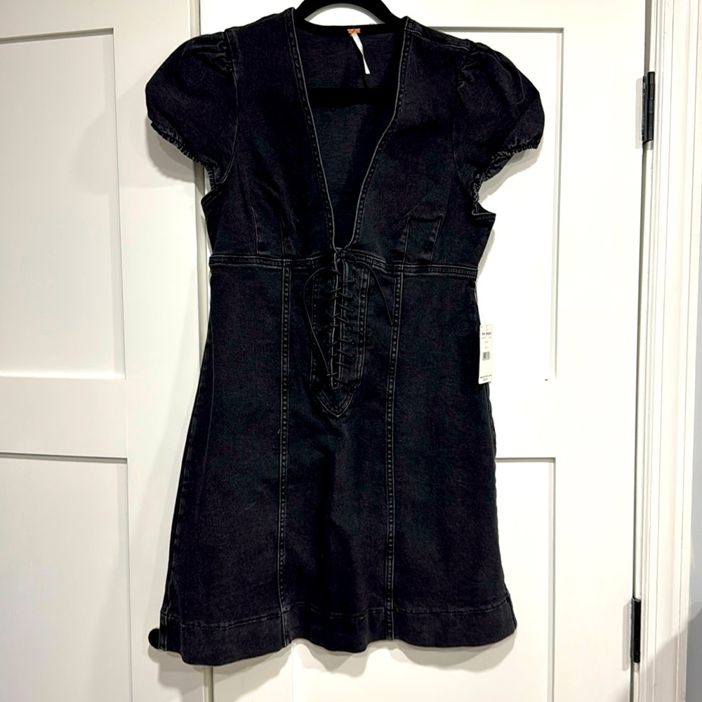 NEW Free people mini jeans dress